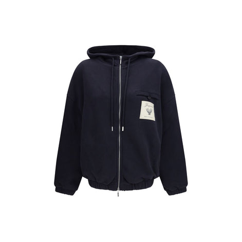 Jacquemus Blue Cotton Sweatshirt