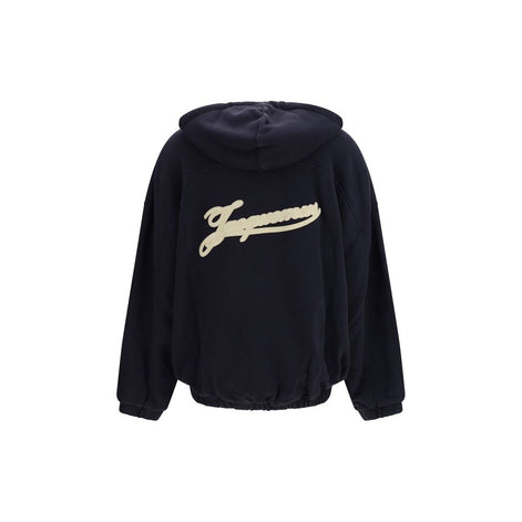 Jacquemus Blue Cotton Sweatshirt