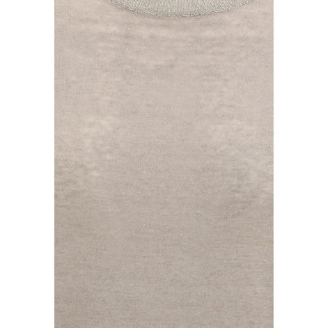 Brunello Cucinelli Beige Linen T-Shirt