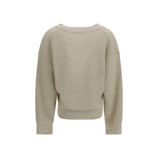 Brunello Cucinelli Beige Linen Sweatshirt
