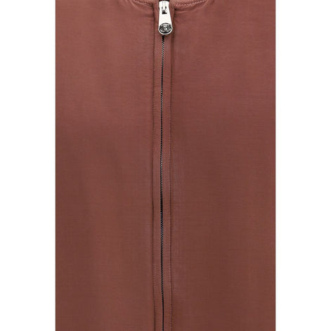 Versace Bordeaux Silk Bomber