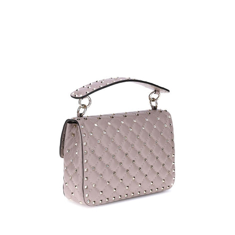 Valentino Garavani Rockstud Spike Baby Pink Lamb Shoulder Bag
