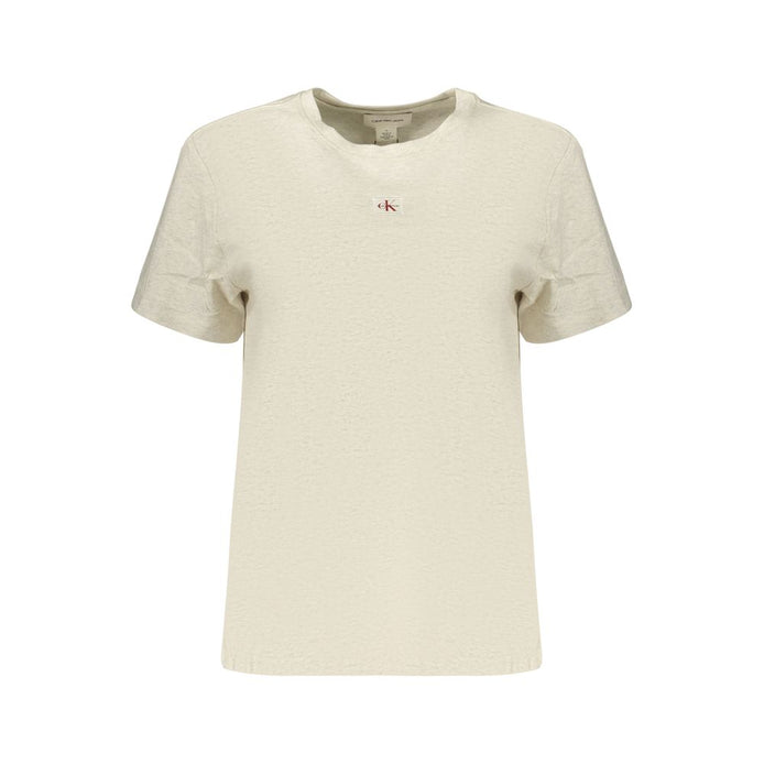 Calvin Klein Gray Cotton Women's T-Shirt