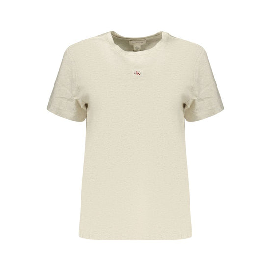 Calvin Klein Gray Cotton Women's T-Shirt