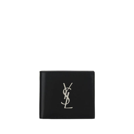 Saint Laurent Black Leather Wallet