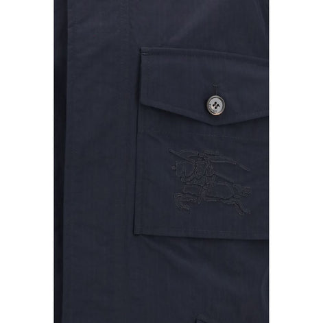 Burberry Blue Polyamide Coat