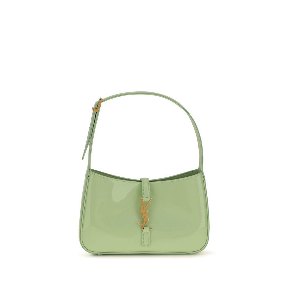 Saint Laurent Le 5 à 7 Bicolor Leather Shoulder Bag