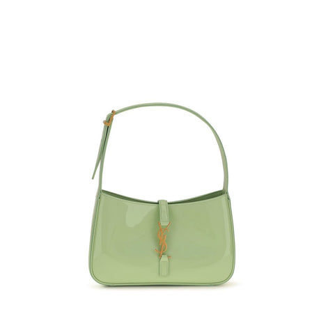 Saint Laurent Le 5 à 7 Bicolor Leather Shoulder Bag