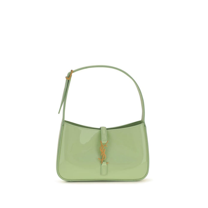 Saint Laurent Le 5 à 7 Bicolor Leather Shoulder Bag