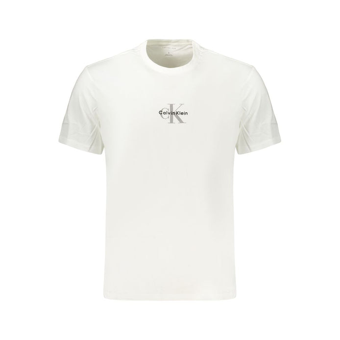 Calvin Klein White Cotton Men's T-Shirt