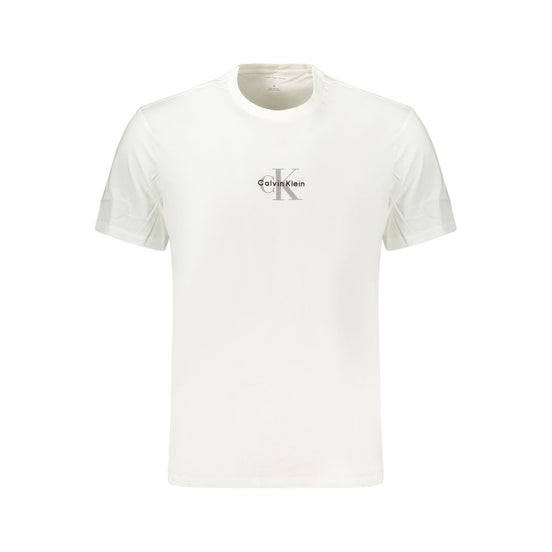 Calvin Klein White Cotton Men's T-Shirt