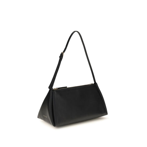 Calvin Klein Black Calf Leather Bos Taurus Handbag