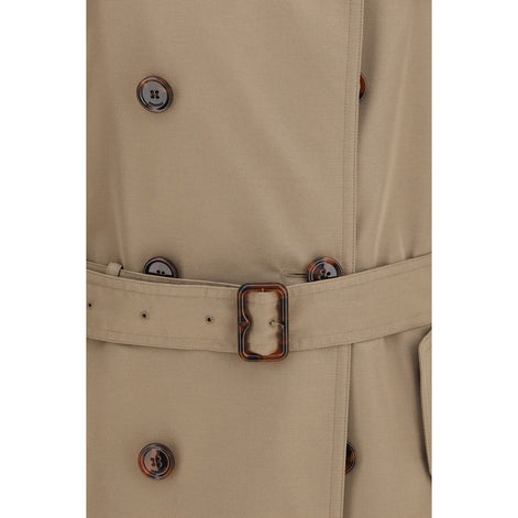 Burberry Brown Silk Trench Coat