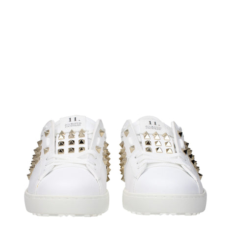 Valentino Garavani White Leather Low Top Sneakers