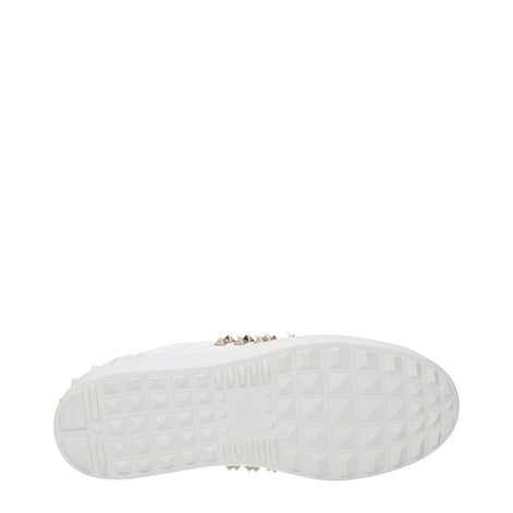 Valentino Garavani White Leather Low Top Sneakers