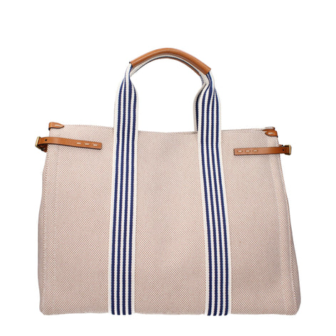Valentino Garavani Antibes Beige Fabric Handbag
