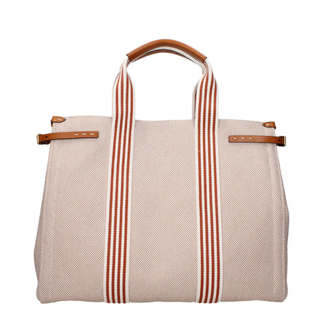 Valentino Garavani Antibes Beige Fabric Handbag