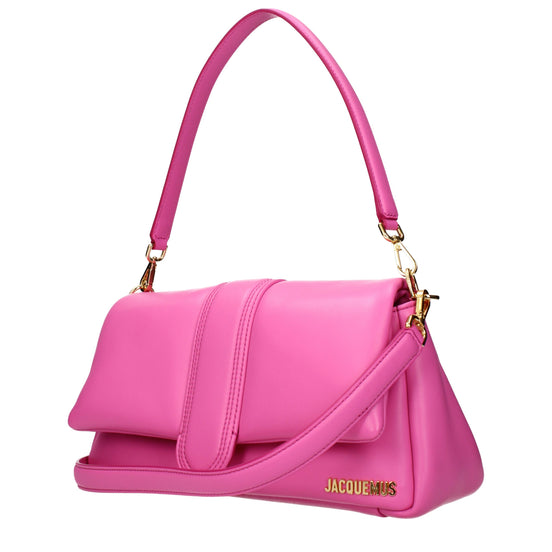 Jacquemus Bambino Chaine Pink Leather Shoulder Bag
