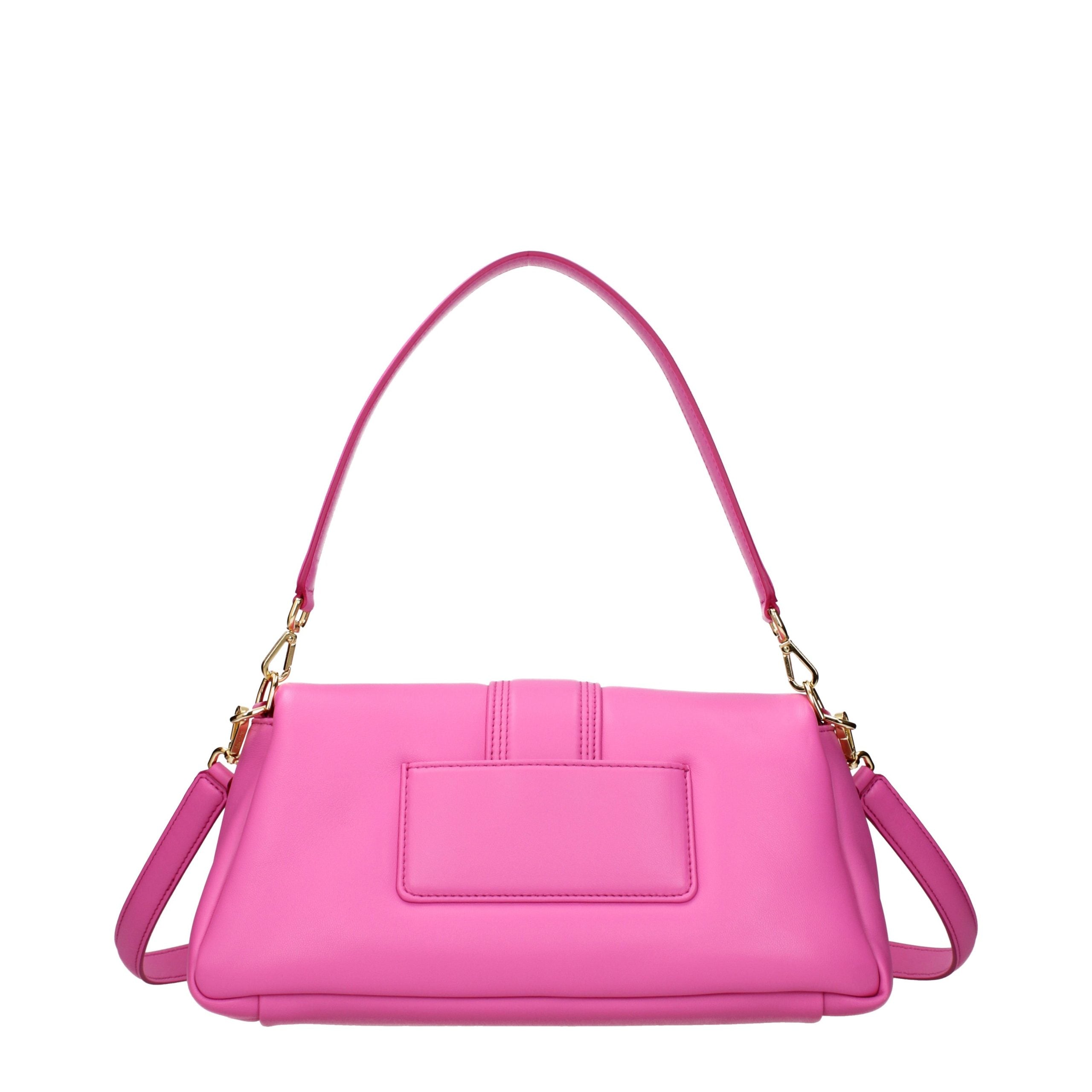 Jacquemus Bambino Chaine Pink Leather Shoulder Bag