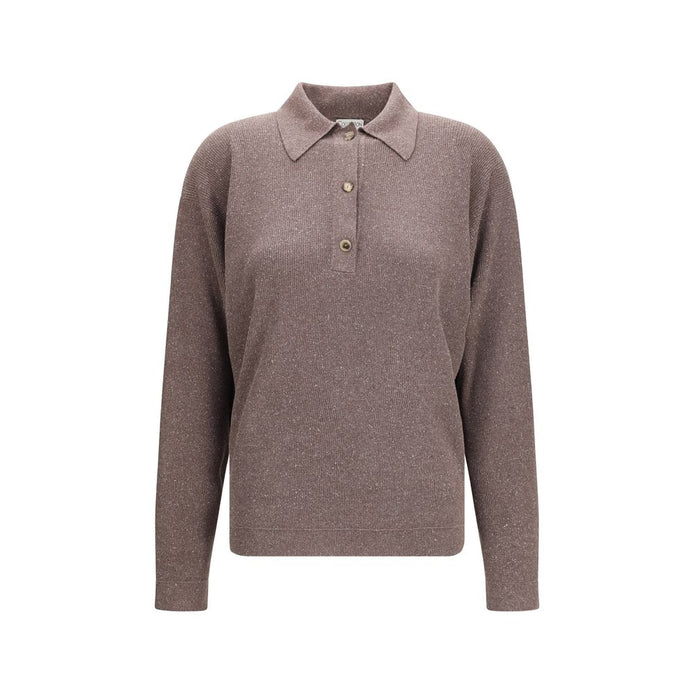 Calvin Klein Brown Silk Sweatshirt