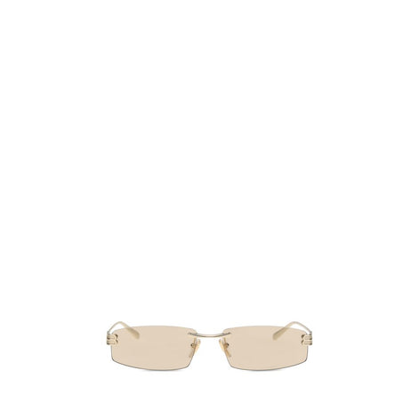 Balenciaga Beige Metal Sunglasses