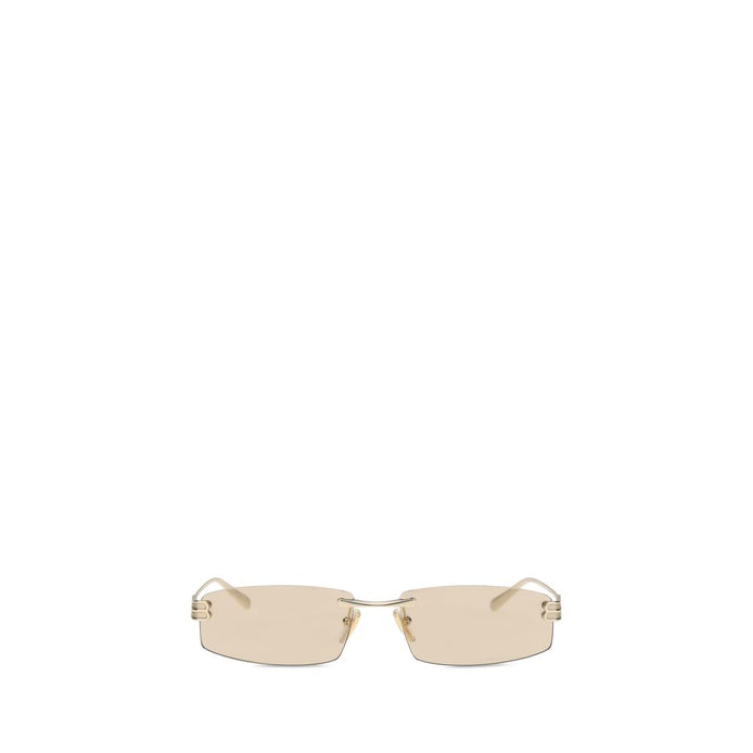 Balenciaga Beige Metal Sunglasses