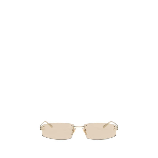 Balenciaga Beige Metal Sunglasses