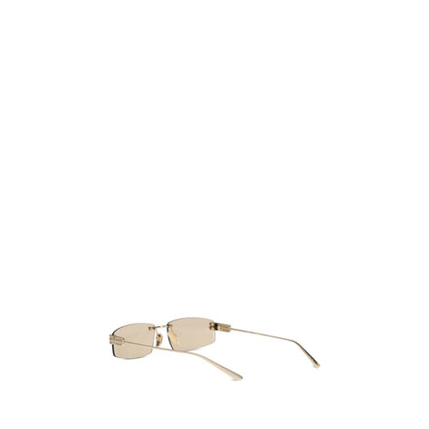 Balenciaga Beige Metal Sunglasses