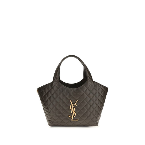 Saint Laurent Icare medium Bicolor Napa Leather Shoulder Bag