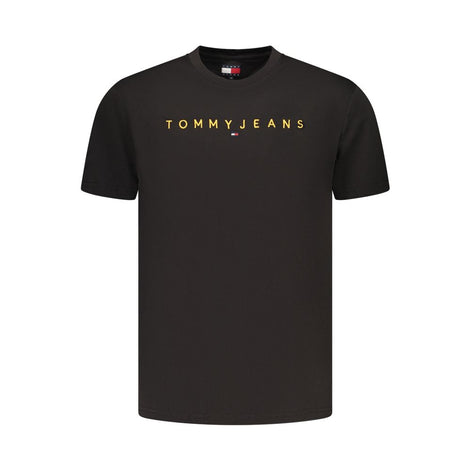 Tommy Hilfiger Black Cotton Men's T-Shirt