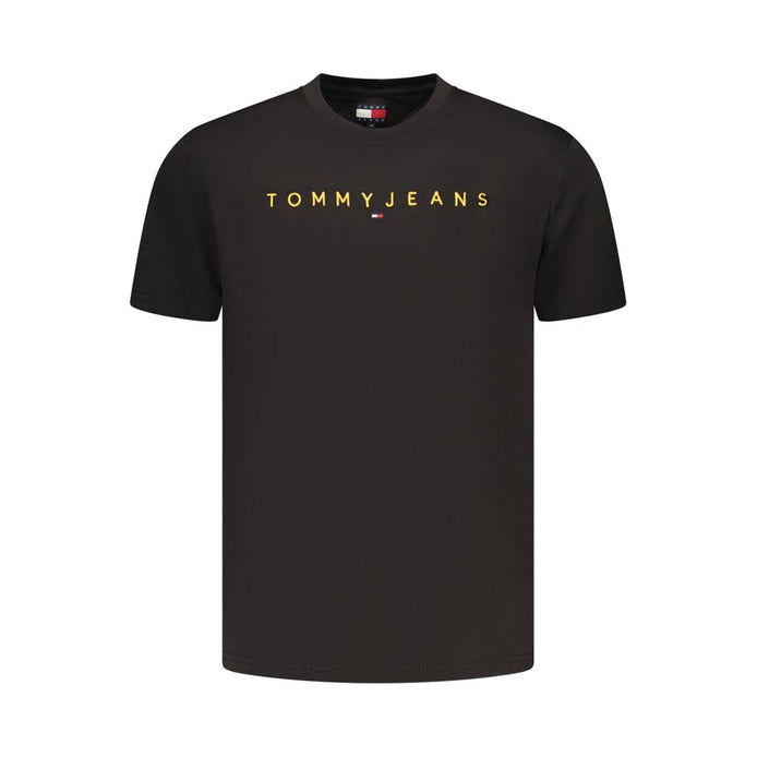 Tommy Hilfiger Black Cotton Men's T-Shirt