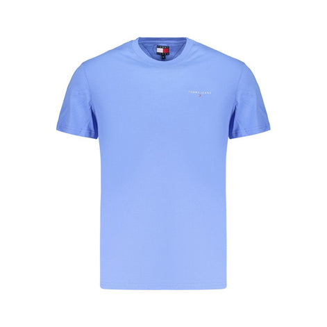 Tommy Hilfiger Light Blue Cotton Men's T-Shirt