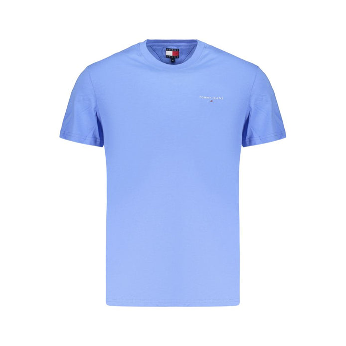 Tommy Hilfiger Light Blue Cotton Men's T-Shirt