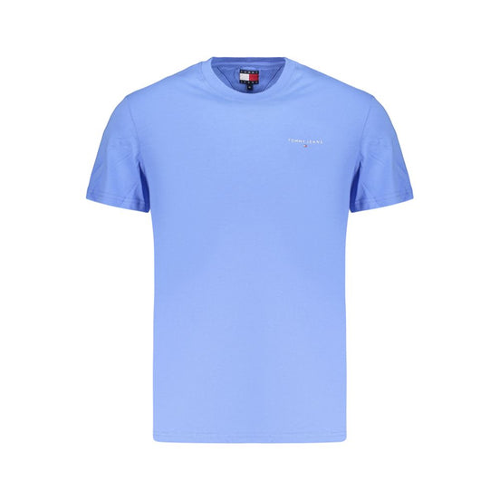 Tommy Hilfiger Light Blue Cotton Men's T-Shirt