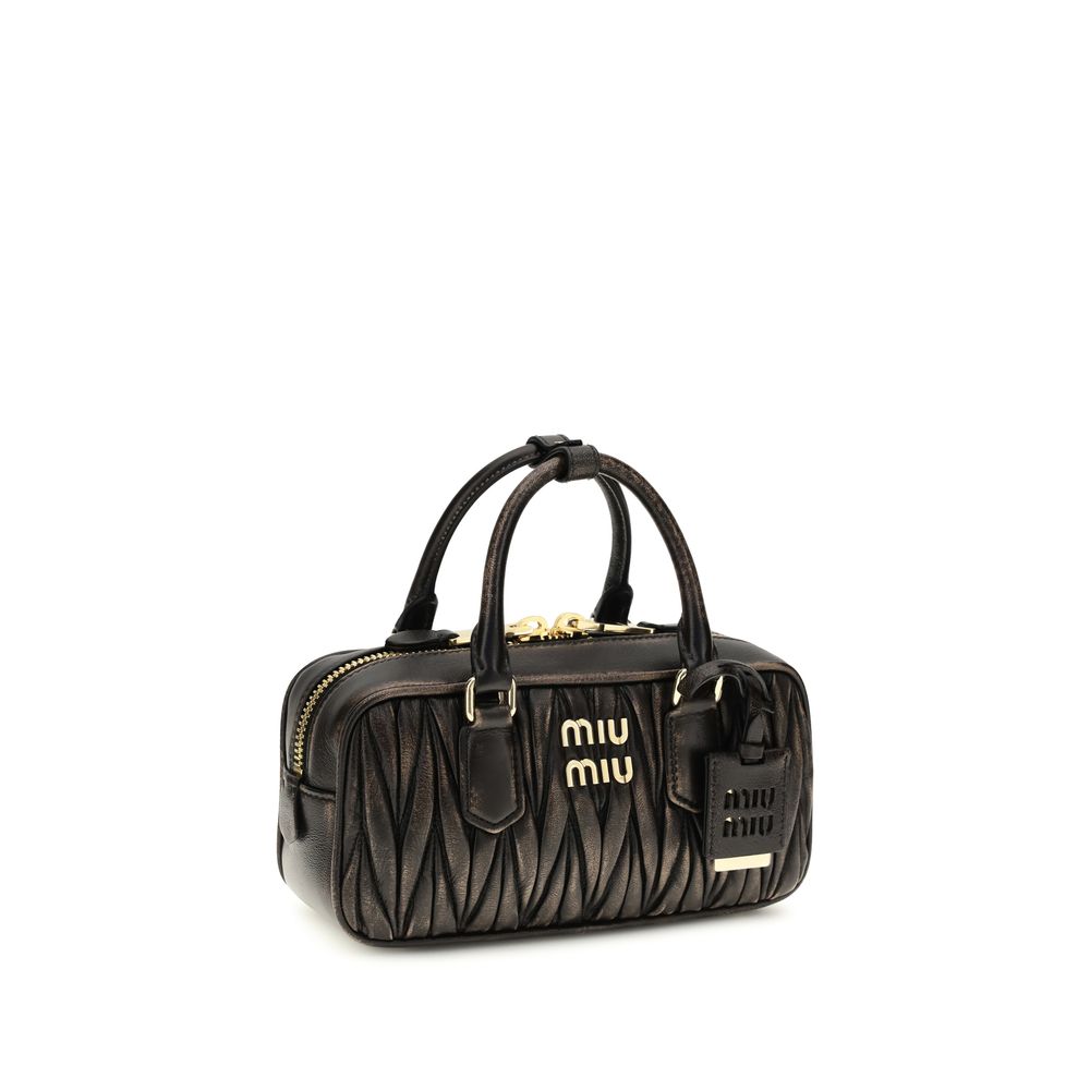 Miu Miu Arcadie Brown Lamb Handbag