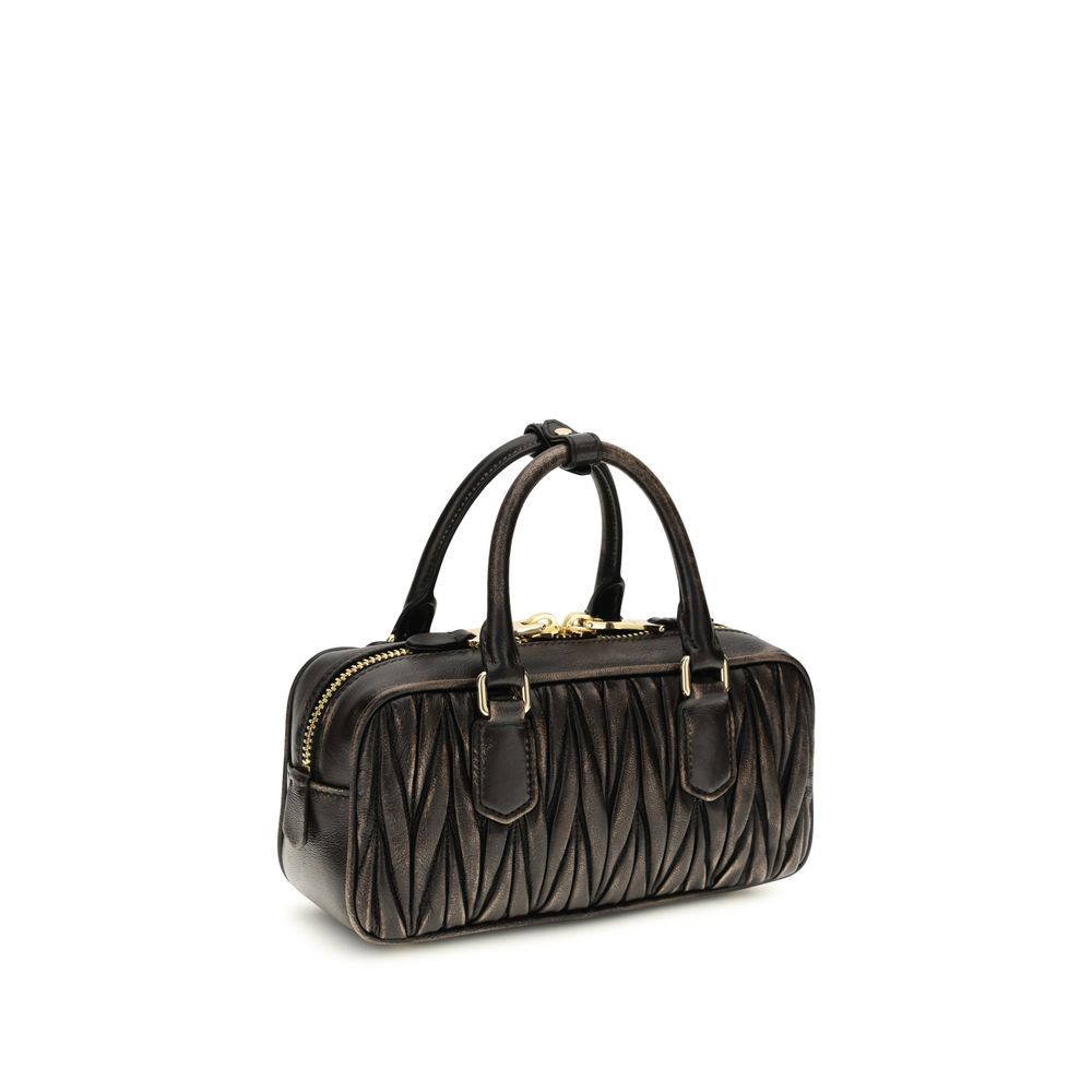 Miu Miu Arcadie Brown Lamb Handbag