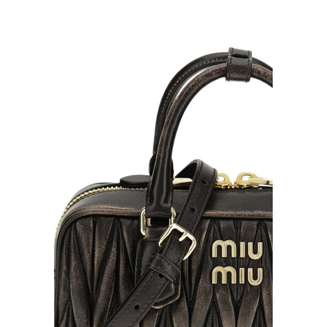 Miu Miu Arcadie Brown Lamb Handbag