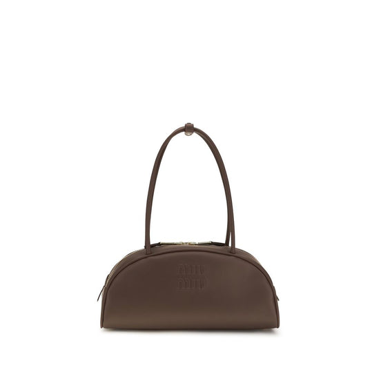 Miu Miu Beau Brown Leather Shoulder Bag