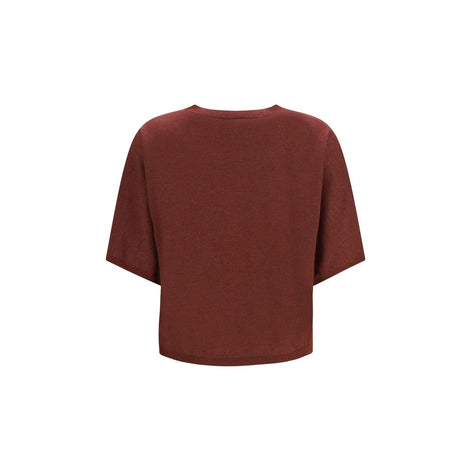 Brunello Cucinelli Bordeaux Cashmere Sweatshirt