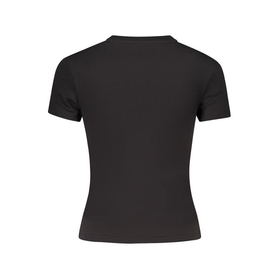 Tommy Hilfiger Black Cotton Women's T-Shirt