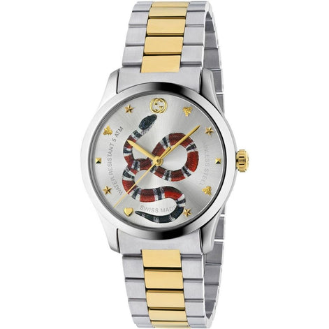 Gucci Silver Stainless Steel Dress Watch