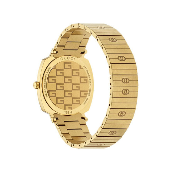 Gucci Gold Stainless Steel Dress Watch