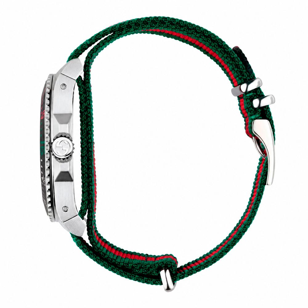 Gucci Dive Multicolor Nylon Sport Watch