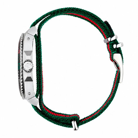 Gucci Dive Multicolor Nylon Sport Watch