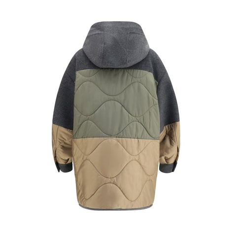 Max Mara Gray Wool Oves Aries Shell Jacket