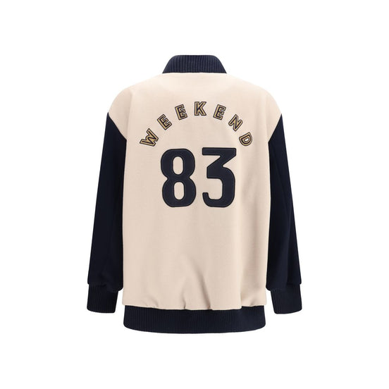 Max Mara Blue Wool Oves Aries Bomber