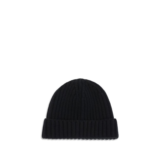 Prada Black Wool Oves Aries Beanie