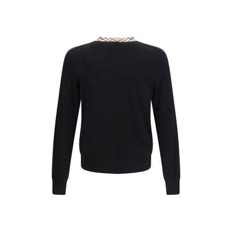Burberry Black Wool Oves Aries Sweatshirt