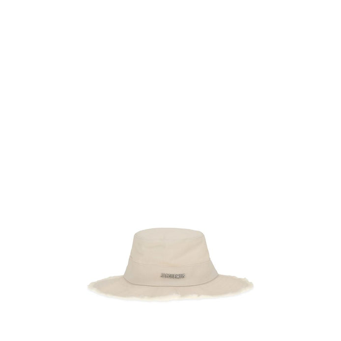 Jacquemus White Cotton Bucket Hat