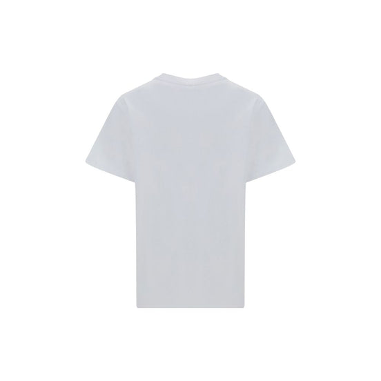 Ganni White Cotton T-Shirt